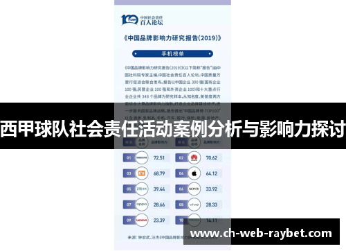 西甲球队社会责任活动案例分析与影响力探讨